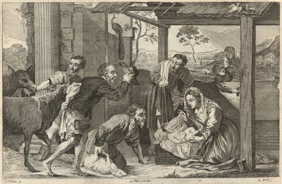 Adorazione dei pastori da David Teniers the Younger